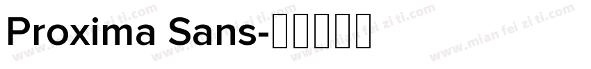 Proxima Sans字体转换
